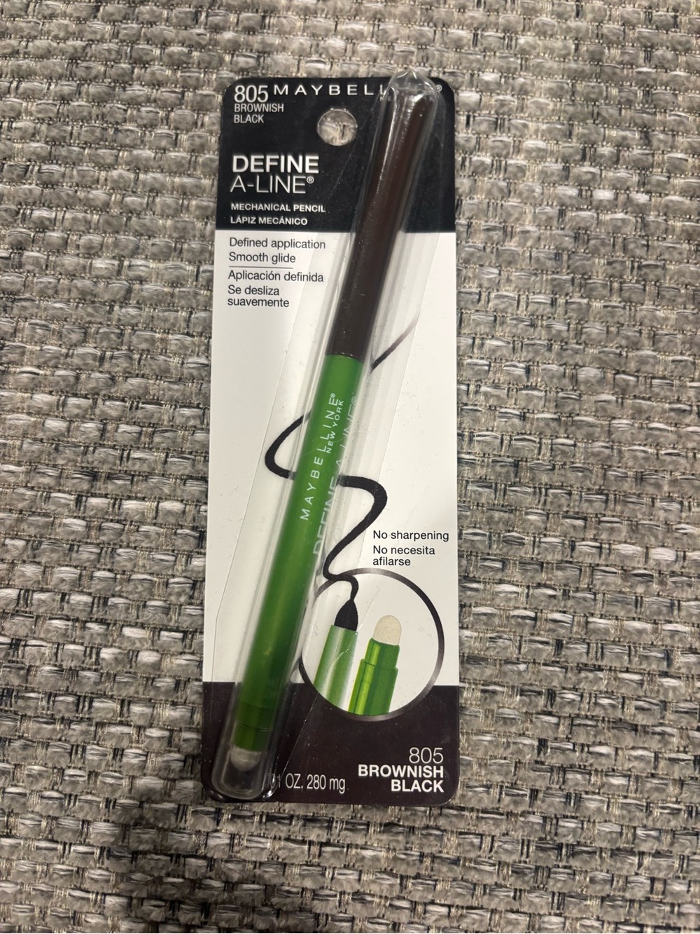 Maybelline 805 Brownish Black Define A-Line Mechanical Pencil
